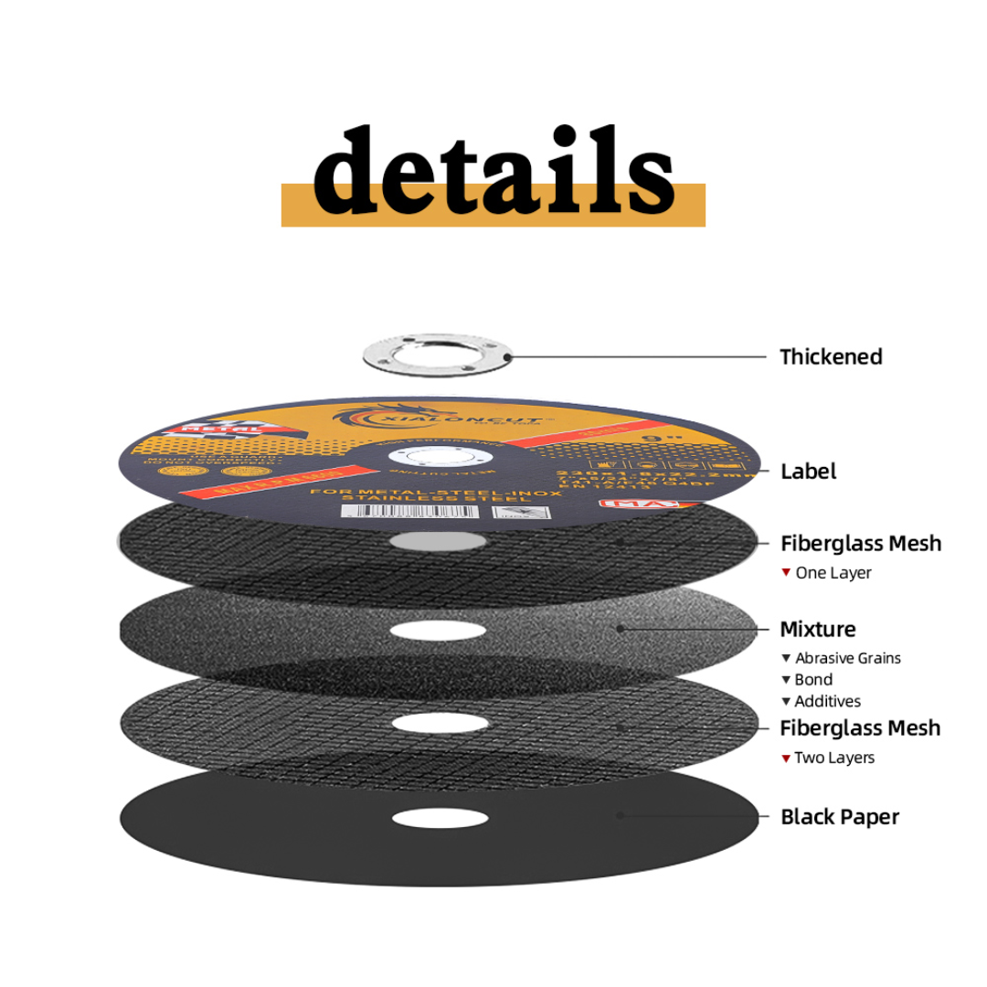 Brusni disk za metal 150x1,6x22,23 mm