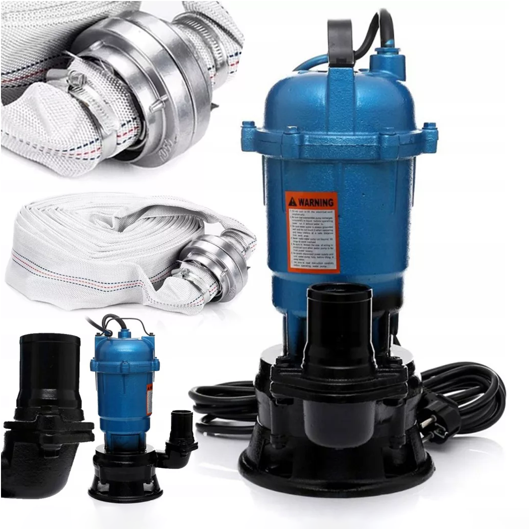 Potopna muljna pumpa/hidrofon za prljavu vodu s drobilicom i plovkom – 2850W
