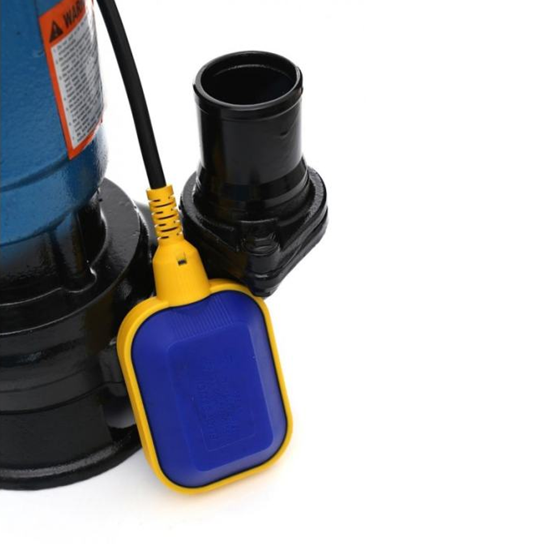 Potopna muljna pumpa/hidrofon za prljavu vodu s drobilicom i plovkom – 2850W