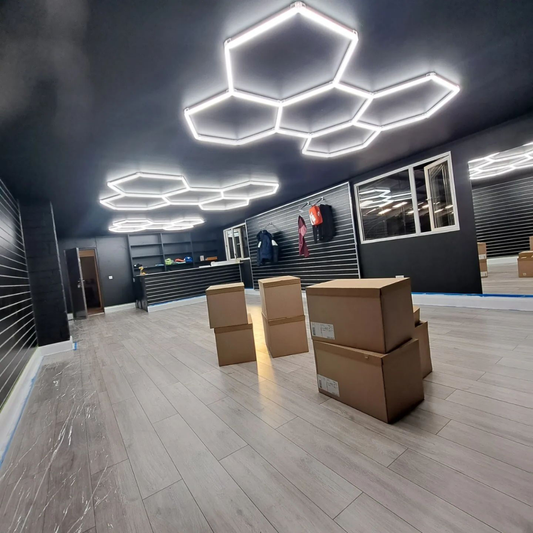 Hexagon LED rasvjeta – set od 10 elemenata