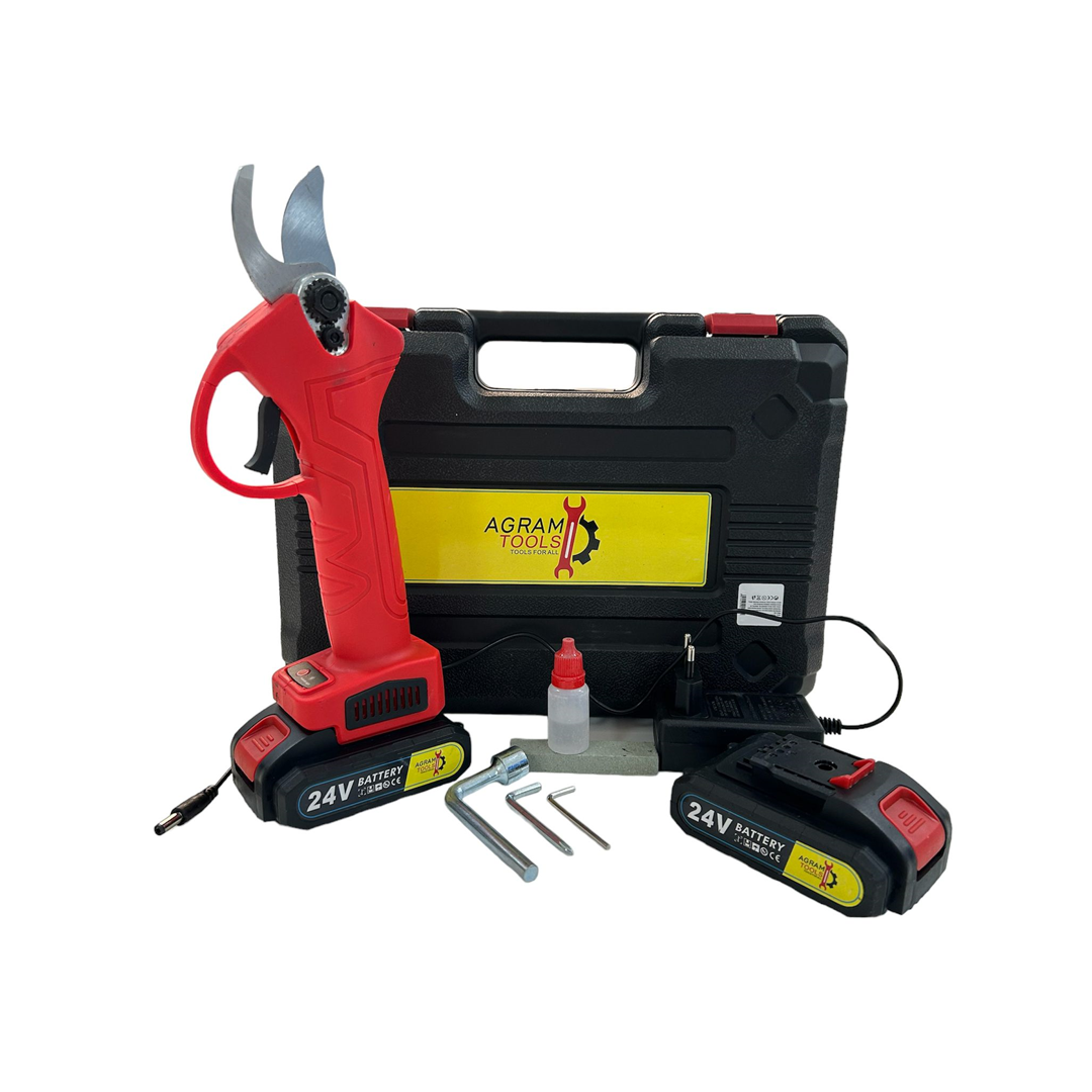 Agram tools® Premium Delizs Škare 24 V s Dvostrukim Baterijama