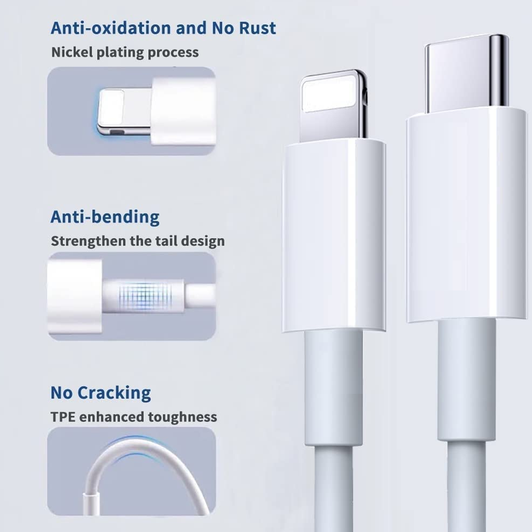 20 W USB-C punjač za iPhone, iPad i AirPods s kabelom (adapter i kabel)