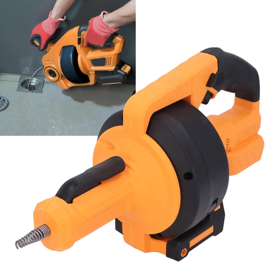 Bežični električni odčepljivač odvoda s automatskim uvlačenjem spirale