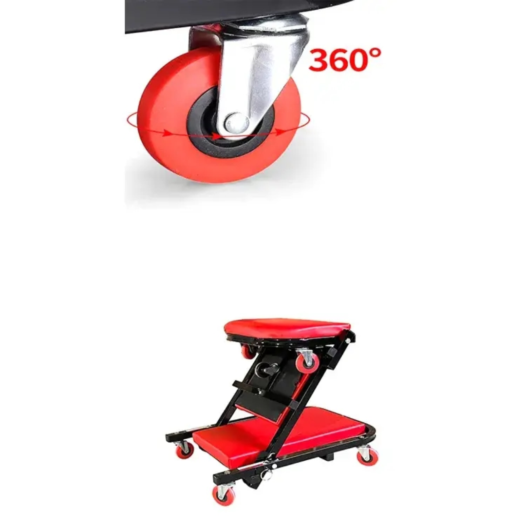 2-u-1 Podesiva Sklopiva Mehaničarska Stolica